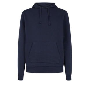 Sweat à capuche décontracté pour hommes 100% coton quantité minimale de commande bas Style américain doublé polaire confortable paresseux haut tendance pour l'automne hiver nouveau - Product Image 1