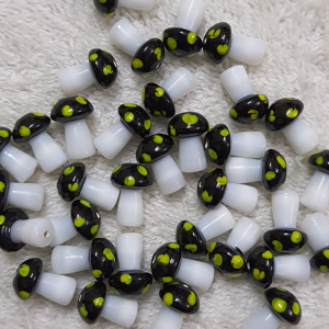 High Quality Handmade Mushroom Shaped <b>Lampwork</b> <b>Glass</b> <b>Beads</b> for Jewelry Making - Product Image 1