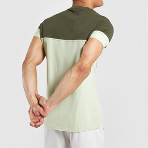 Camisetas con estampado de bloques personalizados, camisetas de alta calidad, 95% algodón, 5% licra, venta al por mayor - Product Image 5