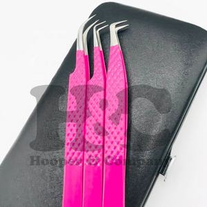 Pinzas Profesionales Plateadas para Extensiones de Pestañas, Pinzas Personalizadas de Acero Inoxidable Sostenible, Herramienta Puntiaguda para Pestañas de Mink, Empaque Plano - Product Image 6