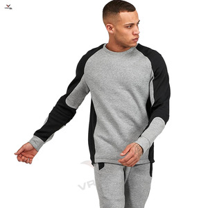 Survêtement de gym en polyester à empiècements latéraux personnalisable XS Winter Fleece Fitness Training Sweatsuit avec col à capuche Sl - Product Image 6