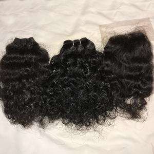 Cabello Humano Virgen Remy Indio Sin Procesar al Por Mayor, Extensiones de Alta Calidad con Doble Trama, Se Puede Teñir en Cualquier Color - Product Image 6