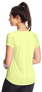 Camiseta deportiva de manga corta personalizada para mujer, ropa deportiva de poliéster para entrenamiento, venta al por mayor - Product Image 3