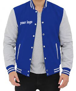 Chaqueta Bomber Ligera de Satén con un Solo Botón para Hombre, 100% Poliéster - Product Image 1