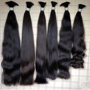 Extensiones de cabello ondulado Remy virgen indio mejor exportado desde el Templo del sur de la India Extensiones de cabello humano de alta calidad - Product Image 4