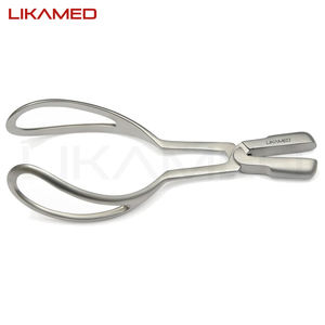 LIKAMED Wrigley Pinzas obstétricas de 28cm Procedimientos ginecológicos reutilizables de acero inoxidable Clip de metal de Alemania - Product Image 3