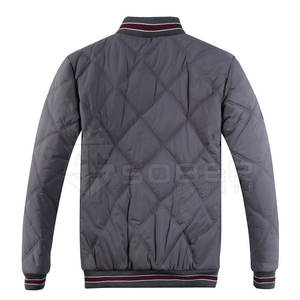 Doudoune d'hiver décontractée pour hommes avec col montant mince et solide Vêtements d'extérieur chauds - Product Image 2