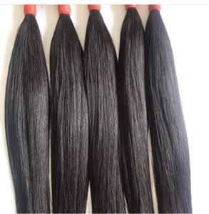 ผมต่อแบบมีกระดูกสีดำย้อมสองชั้นทำจากผมบริสุทธิ์เรมี่เกรด1B - Product Image 5