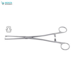 Schroeder-Pinzas de tenaculo curvadas, 2x2 dientes/23,5 cm, instrumentos de ginecológicos - Product Image 4