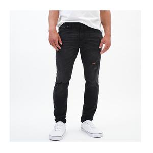 2025กางเกงยีนส์ผ้าฝ้ายสีดำแบบหลวมสำหรับผู้ชายคอลเลคชั่นฤดูใบไม้ร่วงฤดูร้อน - Product Image 1