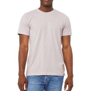 Bella + Canvas 3001CVC Camiseta Unisex Heather CVC Impresión de logotipo personalizado Camisetas blancas lisas para hombres - Product Image 4