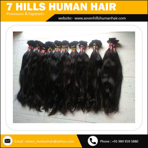 Tissage de cheveux indiens vierges Remy 8A, cheveux non traités - Product Image 6