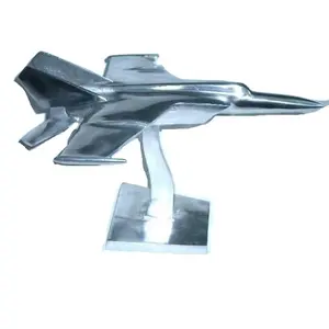 铝飞机复制品铸造用镜面抛光航海家居装饰金属雕塑