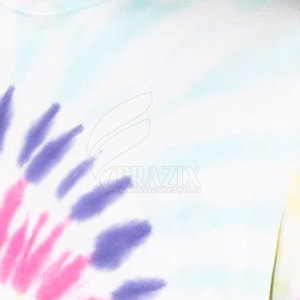 เสื้อยืดสีขาวโอเวอร์ไซส์สำหรับผู้ชายผ้าถักย้อมสีล้วนสำหรับฤดูร้อน - Product Image 6