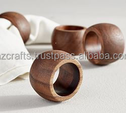 Superior Quality Round Wood Napkin Rings for Daily Use and Wedding/<b>Party</b> <b>Table</b> Decoration in Stock! - Product Image 3