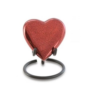 Best Selling High Quality Metallic Heart Shaped <b>Small</b> Keepsakes Cremation <b>Urns</b> <b>For</b> <b>Human</b> <b>Ashes</b>/Funeral Supplies - Product Image 4