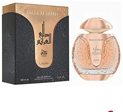 Женский парфюм dalaa AL ARAYES Роза 100 мл по LATTAFA восточные арабские, высокое качество аромат исключительной чистоты Янтарный мускус