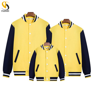 Chaqueta de Béisbol Personalizada de Manga Larga para Hombre, 100% Lana, Ecológica, Resistente al Viento, para Invierno - Product Image 3