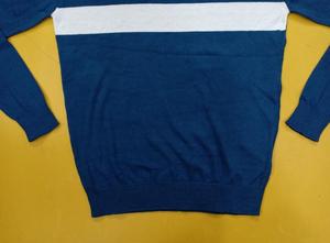 Pull-over à col rond à manches longues pour homme, rayé, élégant, décontracté, pour le bureau, de marque authentique, collection hiver-automne, stock du Bangladesh - Product Image 4