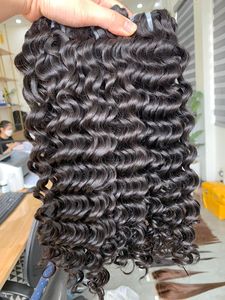 Extensiones de Cabello Humano Euroasiático de Doble Trama, Calidad Vietnamita, Textura Rizada - Product Image 2