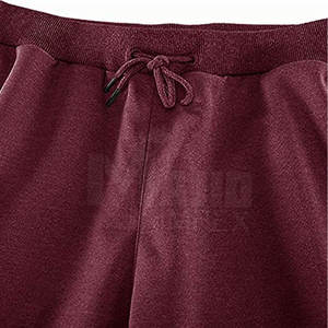 Chándal OEM rojo ajustado con cremallera para hombre, chándal con capucha para trotar - Product Image 4