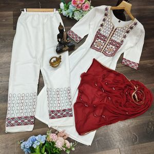 Ensemble 3 pies en coton noir, magnifique costume pour femme, droit, Kurti, à bas prix, 2020 - Product Image 4