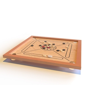 Nuevo Diseño de Mesa de Juego de Carrom Portátil de Madera con Logotipo y Color Personalizables, Duradera y con Caja de Regalo - Product Image 1