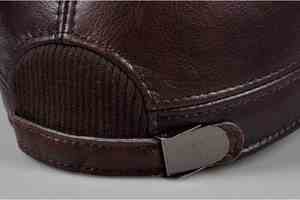 Custom Fashion <b>Men</b> <b>Baseball</b>-<b>Cap</b> Hat Wholesale Leather-<b>Caps</b> With Customized Logo - Product Image 5