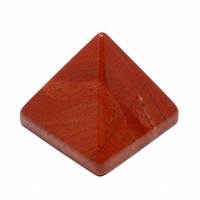 Pyramide en agate rouge Alfazal naturelle sculptée à la main, mini-pyramide de cristal Feng Shui pour mariage