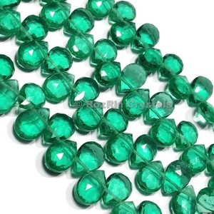 ได้รับคุณภาพสูงมรกตพลอยควอตซ์เหลี่ยมเพชรพลอยลูกแพร์Brioletesลูกปัด - Product Image 1