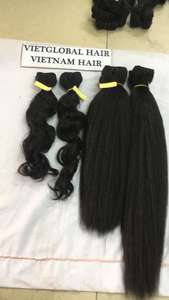 ผมต่อแท้ 100% แบบเวอร์จิ้น ไม่ผ่านการแปรรูป ผมเวียดนามแท้แบบเรมี่ ทรงเจอร์รี่เคิร์ล แบบมัดเป็นช่อ  ถักสองชั้น น้ำหนัก 100 กรัม - Product Image 6