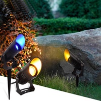 Produit chaud COB longue durée de vie étanche 3000k led spot extérieur jardin de spike paysage lumières