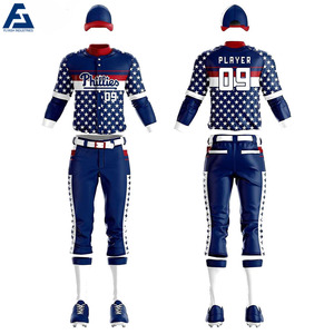 ชุดเครื่องแบบทีมเบสบอลพิมพ์ซับลิเมชันเสื้อเจอร์ซีย์เปล่าพร้อมผ้าตาข่ายเครื่องแบบเบสบอลปรับแต่งได้ - Product Image 2