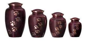 Urne pour animaux de compagnie en aluminium argenté avec option dorée, même produit pour les fournitures funéraires - Product Image 6