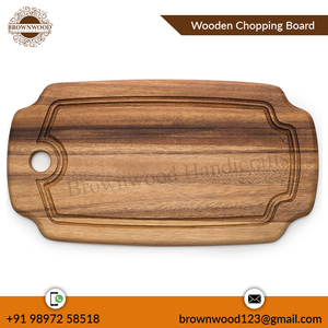 Tabla de cortar de madera tallada antigua hecha a mano, Acacia Natural, calidad superior, fabricante indio y exportador a precio barato - Product Image 3
