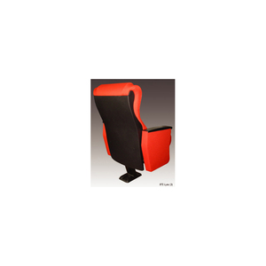Auditorium Chair LYRA Lecture Hall Foldable Strong Metal Single Pedestal High Comfort Moulded Foam ABS <b>Writing</b> <b>Tablet</b> Cup Holder - Product Image 3