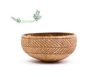 Top Seller 2025 Artesanía Cuenco de cáscara de coco Natural Pequeño Vietnam Grabado Láser Logo Ecológico Hecho en Vietnam Eco2go - Product Image 5