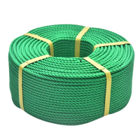 Cordes de pêche torsadées à 3 brins en polypropylène (PP) et polyamide (PA) pour l'Inde, diamètres 2mm, 3mm, 4mm à 24mm, pour emballage