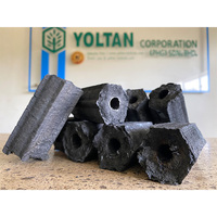 Charbon de bois de qualité C, fabriqué à la machine, longue durée de combustion, 10 kg, sans fumée et sans odeur, pour les barbecues d'intérieur et les restaurants de kebab