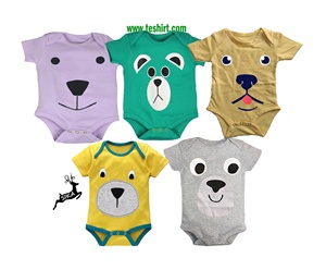 Mono de Bambú Orgánico para Bebé, Diseño de Dibujos Animados, Certificado Ecológico, Impermeable, Unisex, Venta al Por Mayor OEM/ODM - Product Image 5