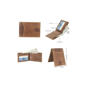 Cartera de cuero para hombre de calidad Premium genuina 100%, tarjetero de gama alta para hombre para bolsos - Product Image 3