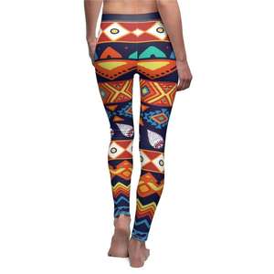 Wholesale Custom Made Legging OEM Services Professional Made Ethnic African Art <b>Pattern</b> Leggings Yoga Spats - Product Image 2
