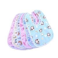 Bavoirs pour bébés et tout-petits en coton 100% imprimé, avec fermeture à lacets, couleurs assorties, imperméables, antibactériens, lavables