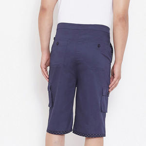Nouveaux shorts cargo décontractés pour hommes, 100% coton, impression numérique, respirants, pour la plage et la salle de sport - Product Image 4