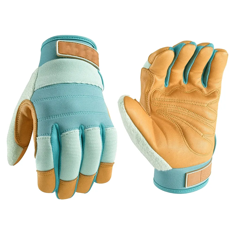 Padded Palm Touch Screen Custom Mechanic construction protection hand safety Work Gloves
