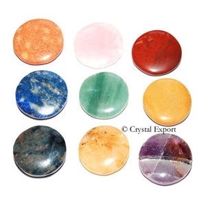 Mix Gemstone Round Palm Stone-Wholesale <b>Massage</b> <b>Wands</b> - Product Image 3