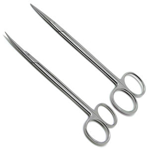 Ciseaux à dissection médicale en acier inoxydable Sharp Kelly 7 "ciseaux ORL chirurgicaux dentaires incurvés droits CE ISO - Product Image 1