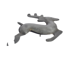 Palo de hierro en forma de Reno para decoración de jardín, palo de Metal de alta calidad - Product Image 1