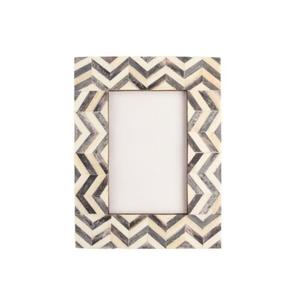 Black & White MDF Picture <b>Frame</b> Bone Inlay Decorative Customized logo Print Unique Vintage Stylish <b>6x4</b> Picture <b>Frames</b> - Product Image 1
