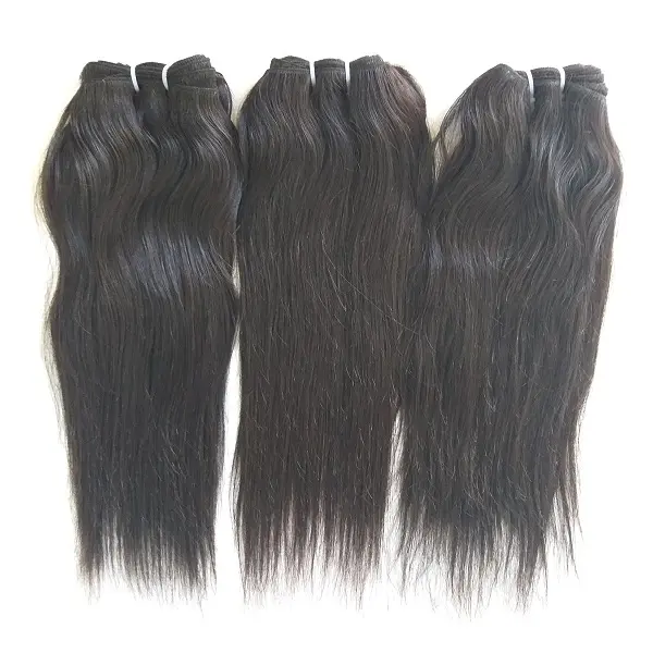 Human Hair Brazilian 100% virgin cuticle aligned hair wavy unprocessed human hair virgin weave